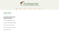 Desktop Screenshot of freerangeclub.com